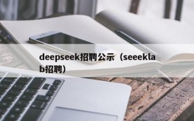 deepseek招聘公示（seeeklab招聘）