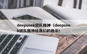 deepseek团队精神（deepseek团队精神给我们的启示）