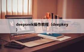 deepseek操作教程（deepkey）