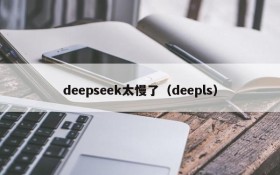 deepseek太慢了（deepls）