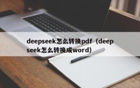 deepseek怎么转换pdf（deepseek怎么转换成word）