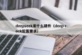 deepseek用什么硬件（deep rock配置要求）