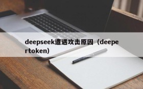 deepseek遭遇攻击原因（deepertoken）