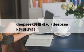 deepseek评价别人（deepseek外网评价）