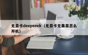 无显卡deepseek(无显卡无集显怎么开机)