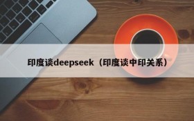 印度谈deepseek（印度谈中印关系）