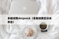 多国设限deepseek（多国设限后日本表态）