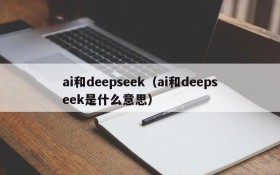 ai和deepseek（ai和deepseek是什么意思）