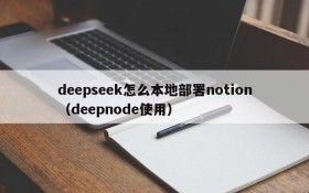 deepseek怎么本地部署notion(deepnode使用)
