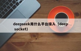 deepseek用什么平台接入(deep socket)