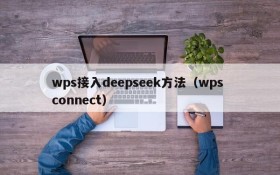 wps接入deepseek方法（wps connect）