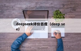 deepseek评价百度(deep see)