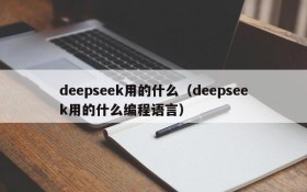 deepseek用的什么（deepseek用的什么编程语言）