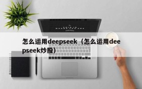 怎么运用deepseek（怎么运用deepseek炒股）