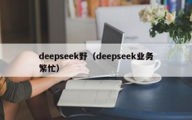 deepseek野（deepseek业务繁忙）