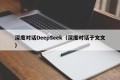 深度对话DeepSeek（深度对话于文文）