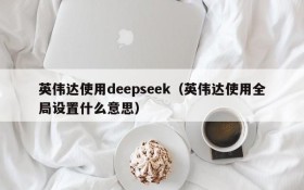 英伟达使用deepseek（英伟达使用全局设置什么意思）