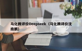 马化腾评价Deepseek（马化腾评价沈南鹏）