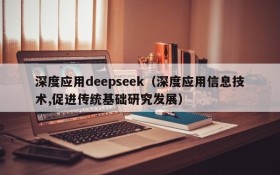 深度应用deepseek（深度应用信息技术,促进传统基础研究发展）