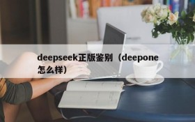 deepseek正版鉴别(deepone怎么样)