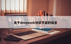 关于deepseek访谈节目的信息