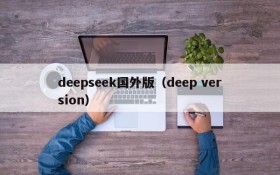 deepseek国外版（deep version）