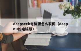 deepseek电脑版怎么联网(deepnu的电脑版)