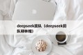 deepseek团队（deepseek团队郑林楷）