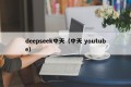 deepseek中天（中天 youtube）