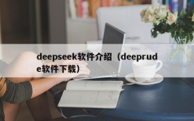 deepseek软件介绍（deeprude软件下载）