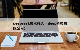 deepseek技术投入（deep科技有限公司）