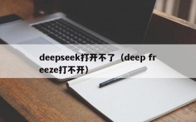 deepseek打开不了（deep freeze打不开）
