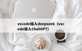 vscode接入deepseek（vscode接入ChatGPT）