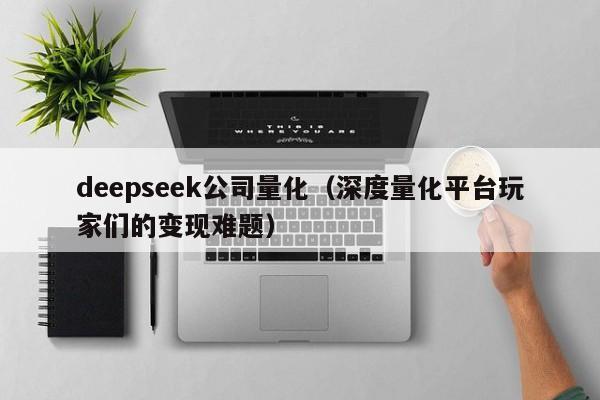 deepseek公司量化（深度量化平台玩家们的变现难题）