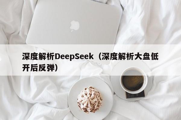 深度解析DeepSeek（深度解析大盘低开后反弹）