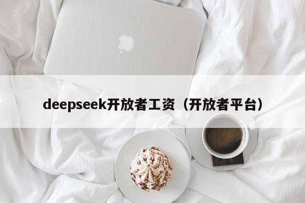 deepseek开放者工资（开放者平台）