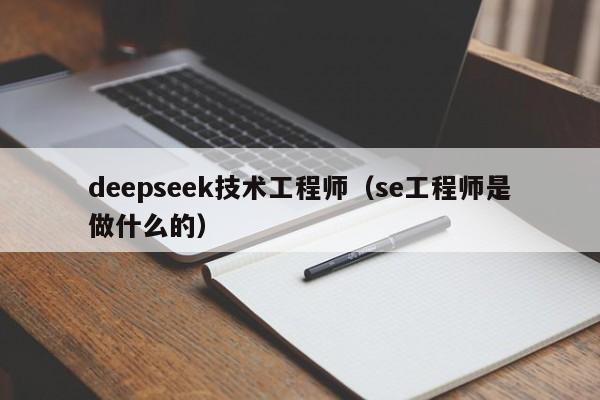 deepseek技术工程师（se工程师是做什么的）