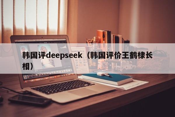 韩国评deepseek（韩国评价王鹤棣长相）